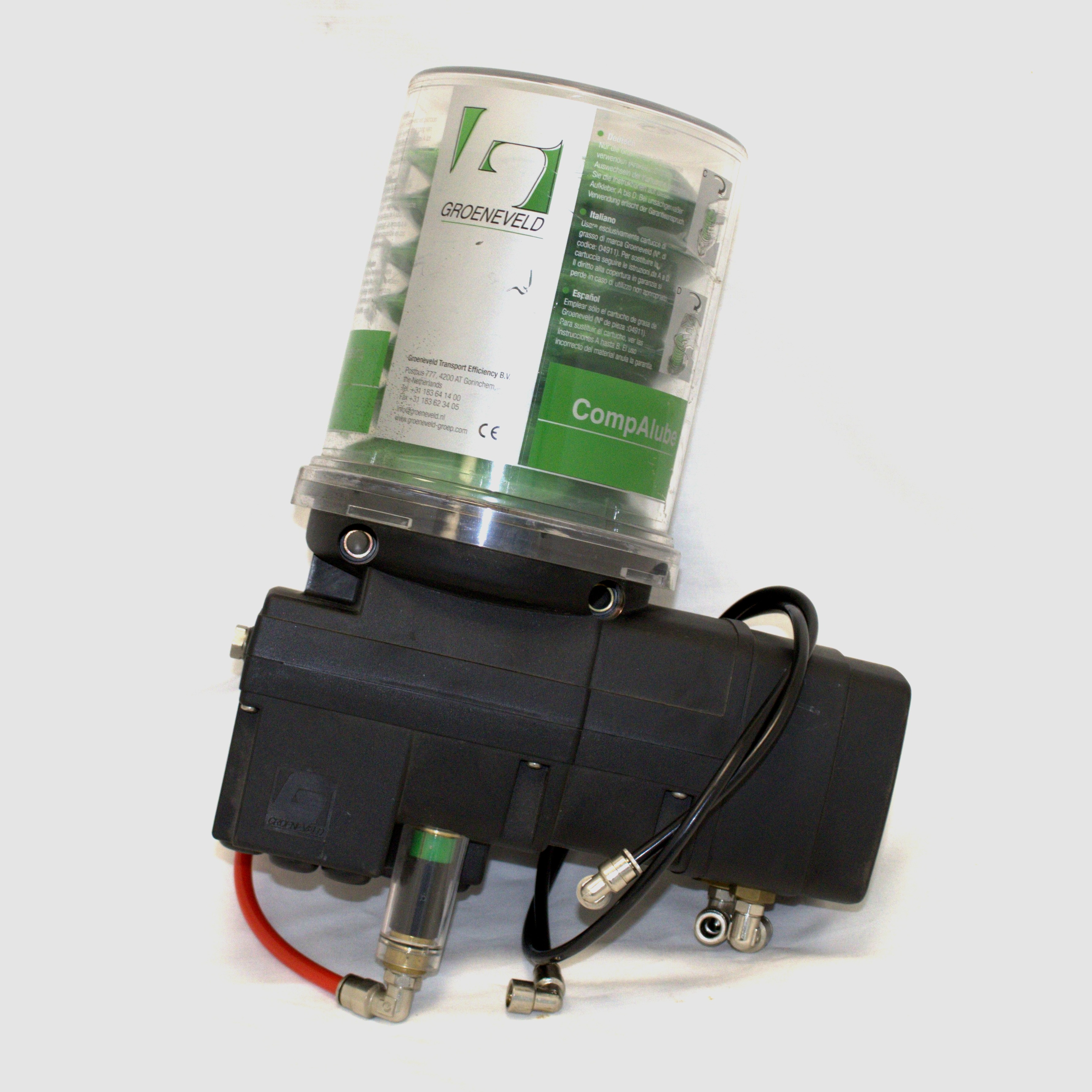 

Compalube Pneumatic pumpe 
m. 12 udgange
